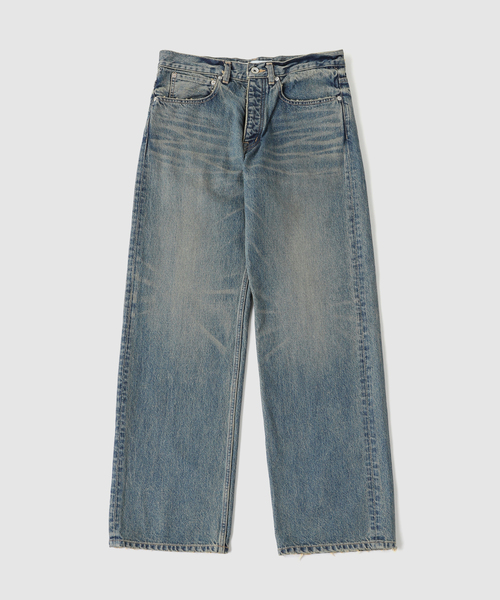 DAIRIKU（ダイリク）の「DAIRIKU / ダイリク "Straight" Vintage Denim Pants（デニムパンツ・メンズ・ブルー系その他/ブラック・LARGE/MEDIUM/SMALL）」の2枚目の写真