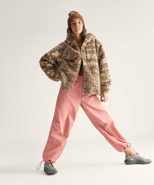 adidas by Stella McCartney(アディダスバイステラマッカートニー)の「adidas by Stella McCartney フルジップ プリント ウィンター フリース / アディダス adidas(パーカー・レディース・ブラウン・XX-LARGE/LARGE/SMALL/MEDIUM)」の9枚目の写真