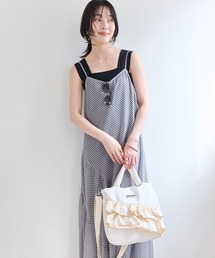 VIS | シアーチェックキャミワンピース(ワンピース)