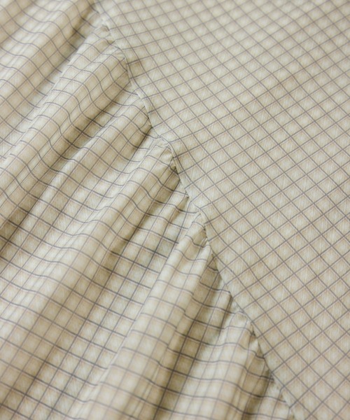 VIS（ビス）の「シアーチェックキャミワンピース（ワンピース・レディース・ベージュ系その他/ブラック系その他・FREE）」の4枚目の写真