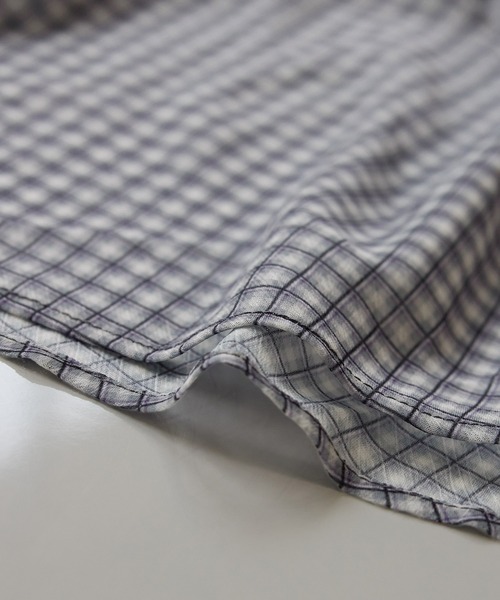 VIS（ビス）の「シアーチェックキャミワンピース（ワンピース・レディース・ベージュ系その他/ブラック系その他・FREE）」の6枚目の写真