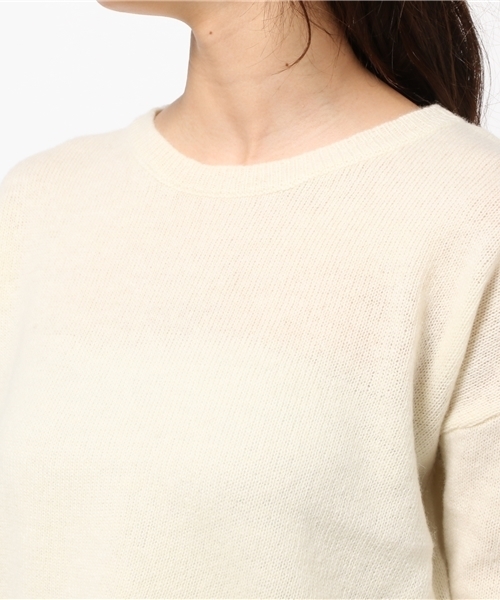 LIMITLESS LUXURY（リミットレスラグジュアリー）の「ZIPニットプルオーバー◆（ニット/セーター・レディース・イエロー/ホワイト/グレー・FREE）」の8枚目の写真