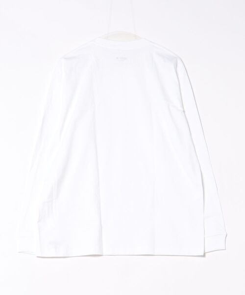HANES(ヘインズ)の「HANES/ヘインズ HM4-D001 ロンT HM4-D001(Tシャツ/カットソー・メンズ・ホワイト/ブラック・M/XL/L)」の3枚目の写真