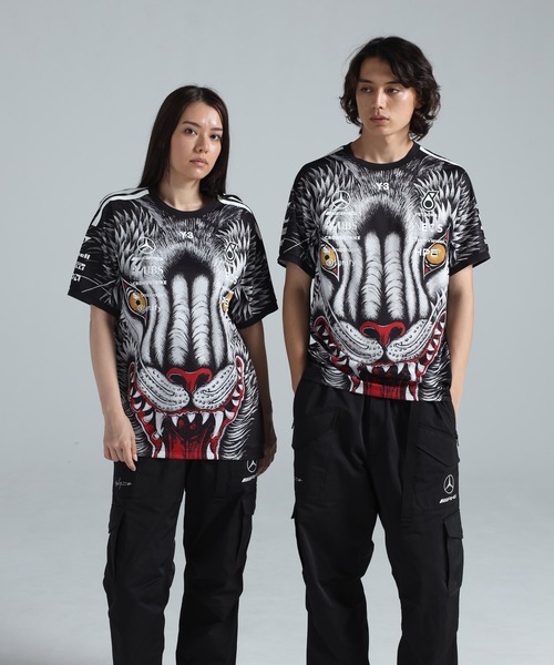 トップス Y-3 F1 DRVR LS M Y-3 MERCEDES - AMG PETRONAS FORMULA 1 TEAM DRIVER SHORT SLEEVE
