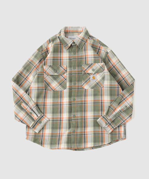 Carhartt WIP（カーハートダブリューアイピー）の「CARHARTT WIP / カーハート ダブリューアイピー L/S TUNICK SHIRT（シャツ/ブラウス・メンズ・カーキ/ブルー系その他・MEDIUM/SMALL）」の2枚目の写真
