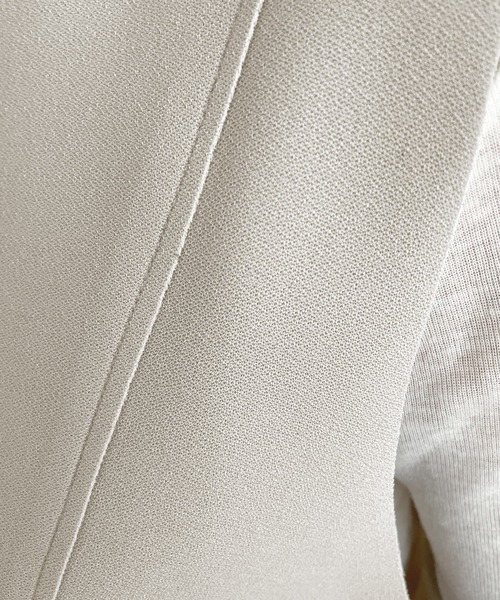 STYLE DELI（スタイルデリ）の「切りっぱなしハギラインベスト（ベスト・レディース・ブラック/ホワイト系・FREE）」の13枚目の写真