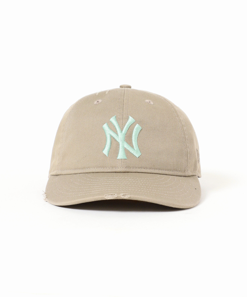 NEW ERA（ニューエラ）の「NEW ERA / ニューエラ 別注 9THIRTY(TM) ハードウォッシュ ヤンキース（キャップ・メンズ・グリーン/グレー系その他・FREE）」の3枚目の写真