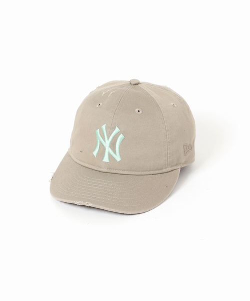 NEW ERA（ニューエラ）の「NEW ERA / ニューエラ 別注 9THIRTY(TM) ハードウォッシュ ヤンキース（キャップ・メンズ・グリーン/グレー系その他・FREE）」の5枚目の写真