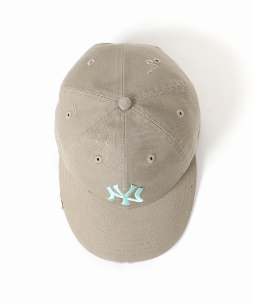 NEW ERA（ニューエラ）の「NEW ERA / ニューエラ 別注 9THIRTY(TM) ハードウォッシュ ヤンキース（キャップ・メンズ・グリーン/グレー系その他・FREE）」の9枚目の写真