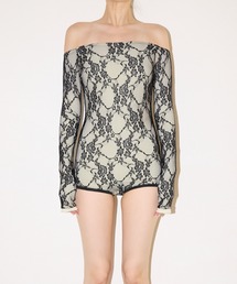 DLESS（ドレス）の「Offshoulder bodysuits/オフショルダーボディスーツ（Tシャツ/カットソー）」
