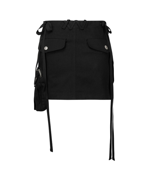 NACHE(ナチェ)の「STRAP CARGO MINI SKIRT BLACK(スカート・レディース・その他・1/0)」の4枚目の写真