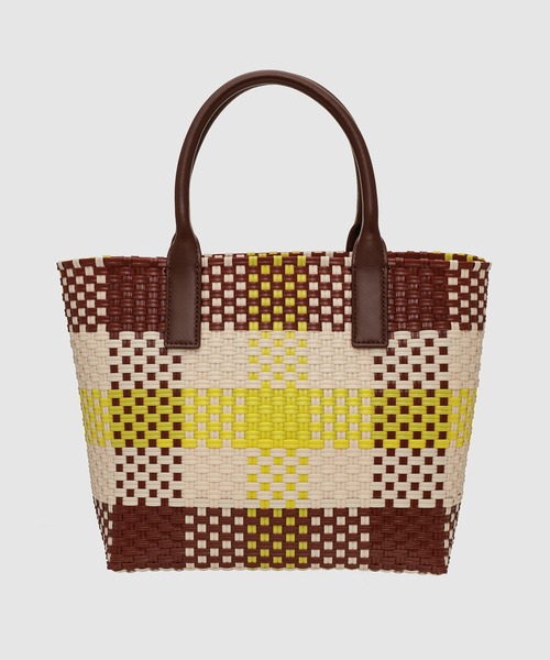 MARNI（マルニ）の「CHECK / バスケットバッグ（ハンドバッグ・レディース・イエロー系/ブルー系・ONE SIZE）」の3枚目の写真