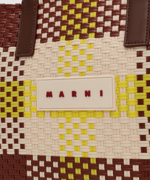 MARNI（マルニ）の「CHECK / バスケットバッグ（ハンドバッグ・レディース・イエロー系/ブルー系・ONE SIZE）」の4枚目の写真