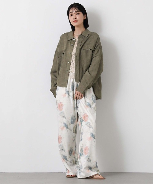Gready Brilliant(グレディブリリアン)の「顔料染めショートシャツ(シャツ/ブラウス・レディース・キャメル/カーキ・38)」の3枚目の写真