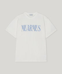 MUARMUS Wave Logo T-shirt [Ivory]
