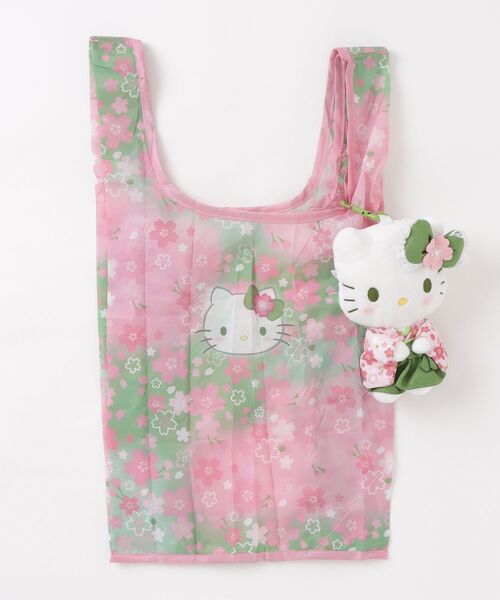 sanrio(サンリオ)の「【 sanrio / サンリオ 】 抹茶着物 ぬいぐるみエコバッグ NJI(エコバッグ/サブバッグ・レディース・その他1/その他2/その他3・FREE)」の1枚目の写真