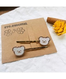 tone | 【eto】くま ヘアピン 2個セット(MA)(シュシュ)