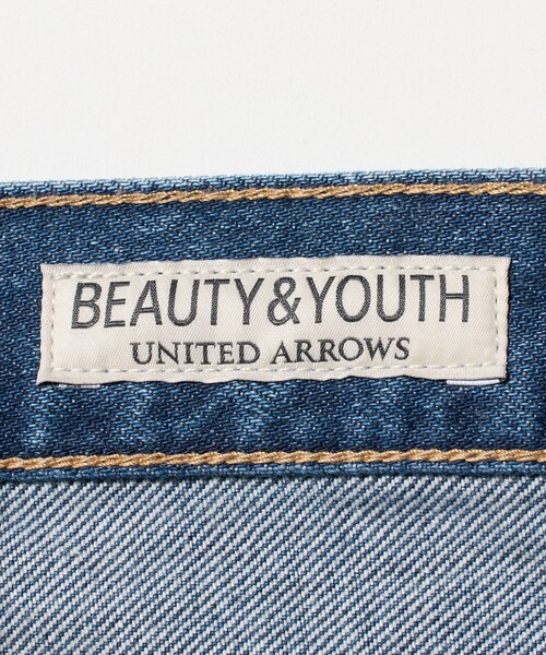 BEAUTY&YOUTH UNITED ARROWS(ビューティーアンドユースユナイテッドアローズ)の「フェード リラックス デニム 5ポケット NO.8(デニムパンツ・メンズ・ダークグレー/コバルトブルー・32inch/30inch/34inch/28inch)」の4枚目の写真