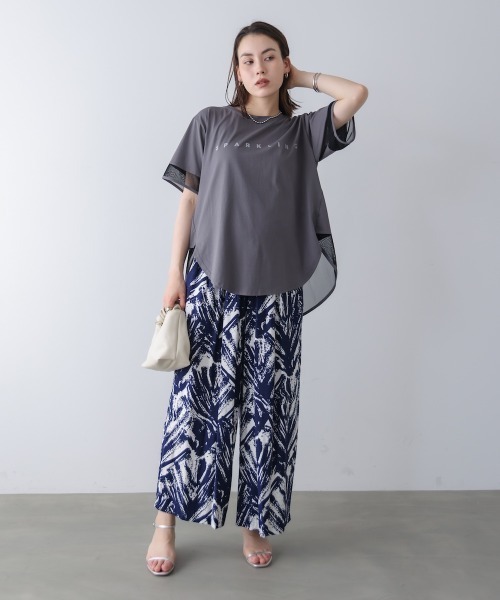 Bou Jeloud(ブージュルード)の「ロゴチュールプルオーバー【GREEENのみ別注ロゴ】(Tシャツ/カットソー・レディース・ブラック/グリーン/チャコールグレー/オフホワイト/ブルー・FREE)」の20枚目の写真