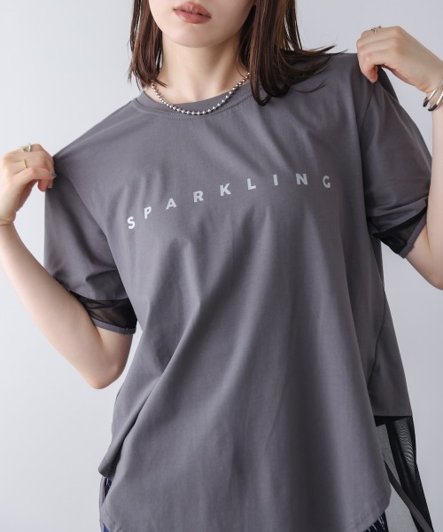 Bou Jeloud(ブージュルード)の「ロゴチュールプルオーバー【GREEENのみ別注ロゴ】(Tシャツ/カットソー・レディース・ブラック/グリーン/チャコールグレー/オフホワイト/ブルー・FREE)」の22枚目の写真