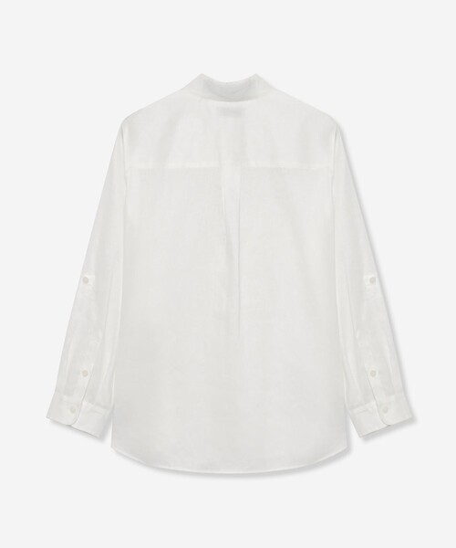 MACKINTOSH LONDON(マッキントッシュ ロンドン)の「リネンストレッチブラウス(シャツ/ブラウス・レディース・ブルー系その他4/ブラック/オフホワイト/ベージュ・40/38)」の10枚目の写真