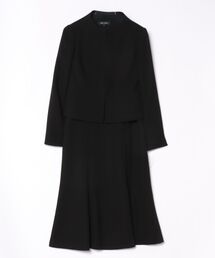 form forma（フォルムフォルマ）の「【喪服・礼服】【洗える】/ブラックフォーマル アンサンブル/ジャケット+ワンピース（スーツセット・レディース）」
