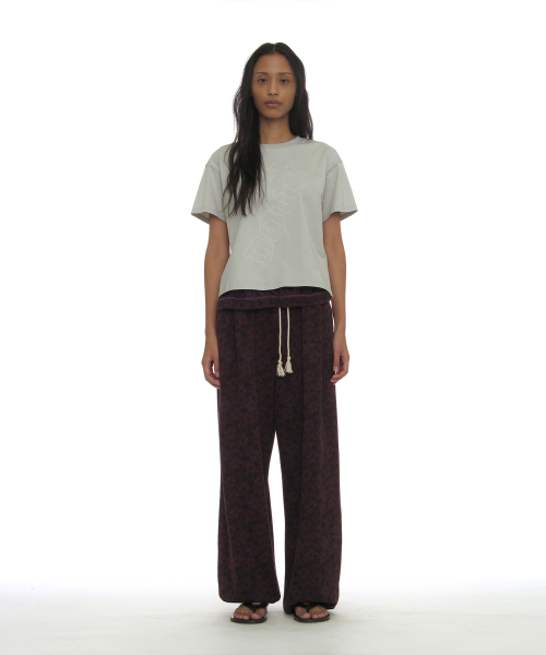 PARTIMENTO WOMEN(パルティメントウィメン)の「DBRプリントレギュラーティー_ミント(Tシャツ/カットソー・レディース・その他・OS)」の2枚目の写真
