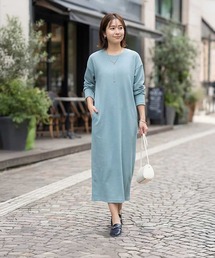 STYLE DELI | リブ生地relaxストレートワンピース(ワンピース)