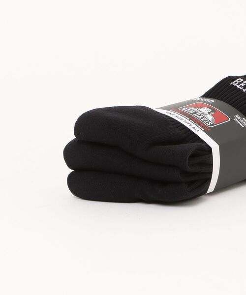 BEN DAVIS（ベンデイビス）の「3P LOGO SOCKS（ソックス/靴下・メンズ・ホワイト/ブラック・FREE）」の12枚目の写真