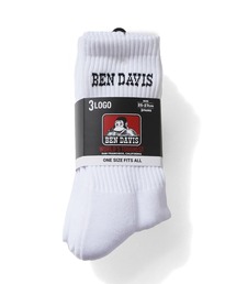 BEN DAVIS（ベンデイビス）の「3P EMBRO LOGO SOCKS（ソックス/靴下）」