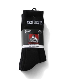 BEN DAVIS（ベンデイビス）の「3P EMBRO LOGO SOCKS（ソックス/靴下）」
