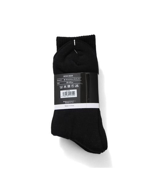 BEN DAVIS（ベンデイビス）の「3P LOGO SOCKS（ソックス/靴下・メンズ・ホワイト/ブラック・FREE）」の8枚目の写真