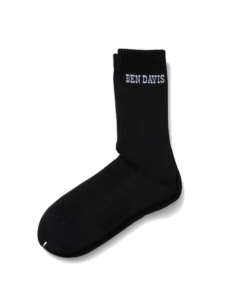 BEN DAVIS（ベンデイビス）の「3P LOGO SOCKS（ソックス/靴下・メンズ・ホワイト/ブラック・FREE）」の10枚目の写真