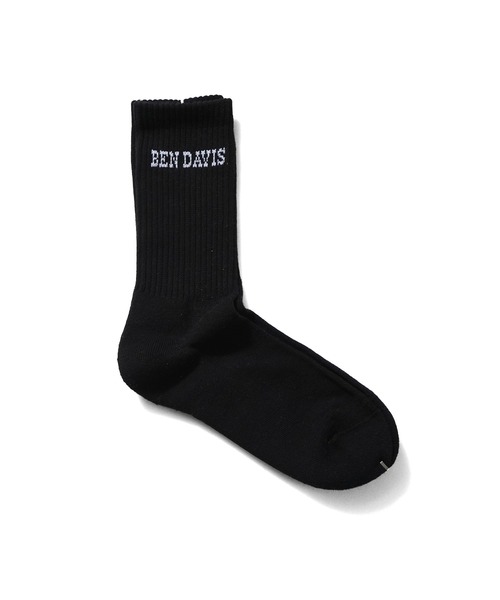 BEN DAVIS（ベンデイビス）の「3P LOGO SOCKS（ソックス/靴下・メンズ・ホワイト/ブラック・FREE）」の11枚目の写真
