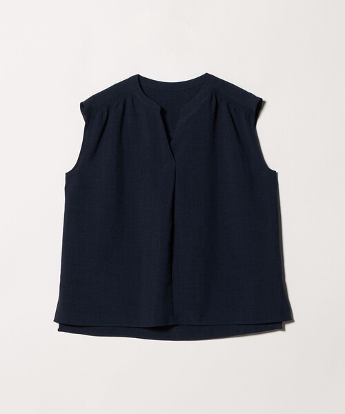 A DAY IN THE LIFE UNITED ARROWS(アデイインザライフユナイテッドアローズ)の「キーネックブラウス+ワイドパンツ ‐ウォッシャブル‐<A DAY IN THE LIFE>(ワンピース・レディース・ネイビー/ベージュ/ブラック/グレー系・38/36)」の7枚目の写真
