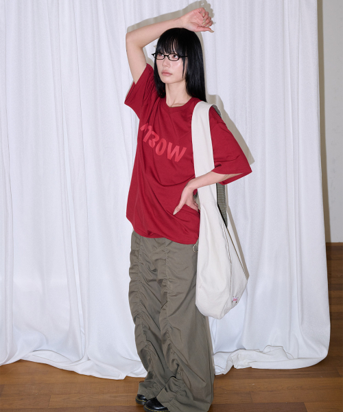 ITZAVIBE(イッザバイブ)の「LACE LAYERED WIDE PANTS - KHAKI(その他パンツ・レディース・その他・MEDIUM/LARGE)」の4枚目の写真