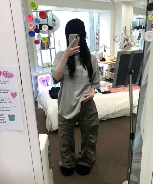 ITZAVIBE(イッザバイブ)の「LACE LAYERED WIDE PANTS - KHAKI(その他パンツ・レディース・その他・MEDIUM/LARGE)」の19枚目の写真