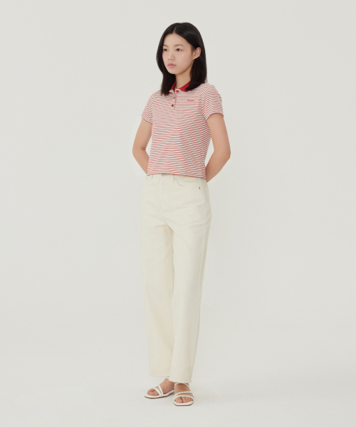 COVERNAT WOMAN（カバーナットウーマン）の「ウィメンズスリムストライプTシャツメランジグレー（Tシャツ/カットソー・レディース・その他・WM/WS）」の4枚目の写真