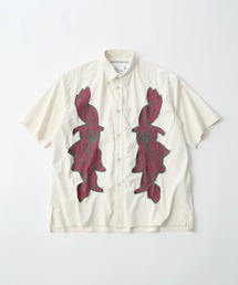 【White Mountaineering/ホワイトマウンテニアリング】EMBROIDERY SHORT SLEEVE SHIRT