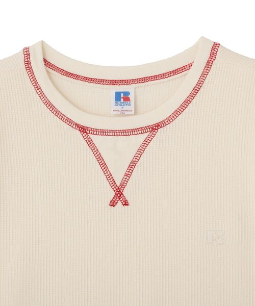 RUSSELL(ラッセル)の「【RUSSELL】ワッフルガゼットTシャツ(Tシャツ/カットソー・レディース・アイボリー・FREE)」の12枚目の写真