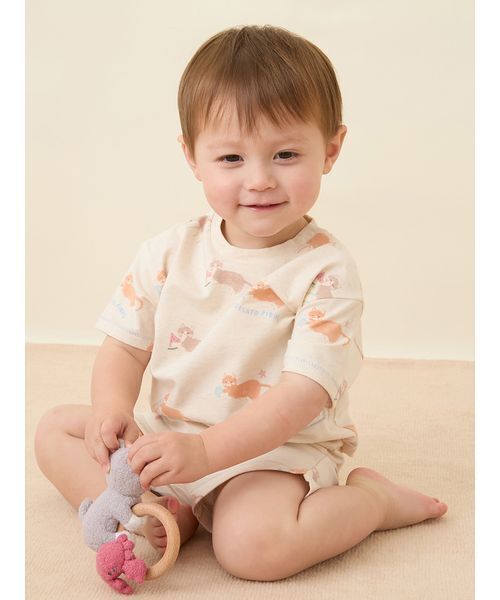 gelato pique(ジェラートピケ)の「【BABY】スムーズィーシーサイドキャットラトル(その他ベビー用品・キッズ・グレー/ブラウン・F)」の6枚目の写真