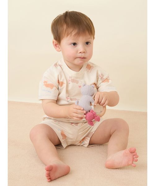gelato pique(ジェラートピケ)の「【BABY】スムーズィーシーサイドキャットラトル(その他ベビー用品・キッズ・グレー/ブラウン・F)」の7枚目の写真