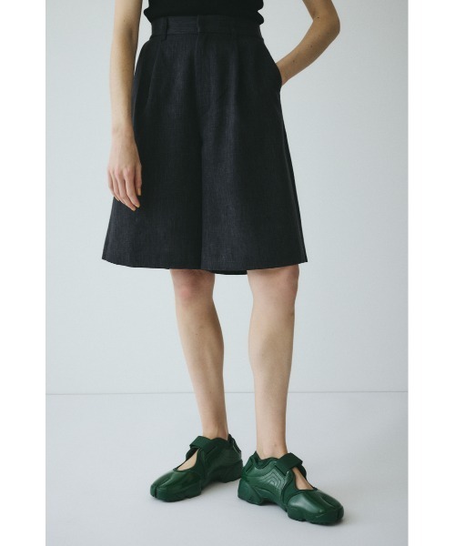 HeRIN.CYE(ヘリンドットサイ)の「Tweed butcher half pants / ツイードブッチャーハーフパンツ(その他パンツ・レディース・ブラック/ライトブルー/ベージュ・36/38)」の10枚目の写真