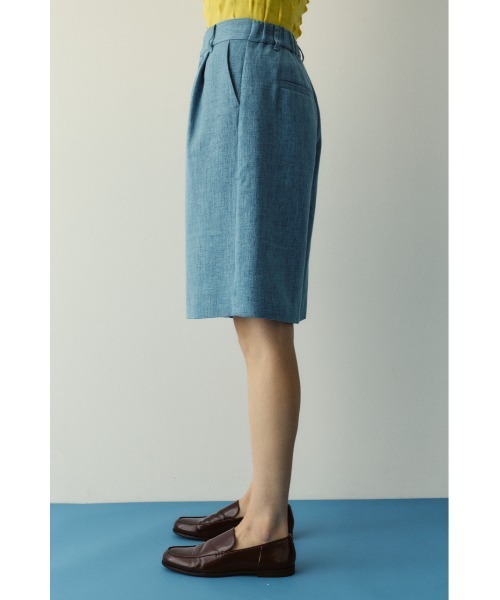 HeRIN.CYE(ヘリンドットサイ)の「Tweed butcher half pants / ツイードブッチャーハーフパンツ(その他パンツ・レディース・ブラック/ライトブルー/ベージュ・36/38)」の14枚目の写真