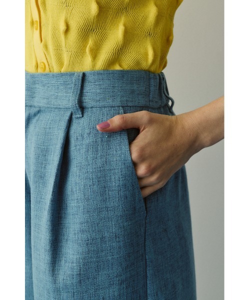 HeRIN.CYE(ヘリンドットサイ)の「Tweed butcher half pants / ツイードブッチャーハーフパンツ(その他パンツ・レディース・ブラック/ライトブルー/ベージュ・36/38)」の18枚目の写真