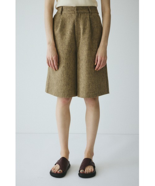 HeRIN.CYE(ヘリンドットサイ)の「Tweed butcher half pants / ツイードブッチャーハーフパンツ(その他パンツ・レディース・ブラック/ライトブルー/ベージュ・36/38)」の21枚目の写真