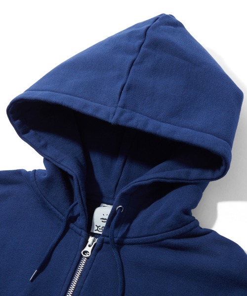 X-girl（エックスガール）の「ARCH LOGO AND FACE PATCH ZIP UP SWEAT HOODIE（パーカー・レディース・アッシュ/ブラック/ネイビー・S/M）」の13枚目の写真