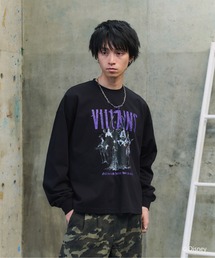 ILL'S（イルズ）の「【Disney villains / ディズニーヴィランズ】 Assembly LS Tee / ディズニーヴィランズ / アセンブリ ロングスリーブTシャツ（Tシャツ/カットソー）」