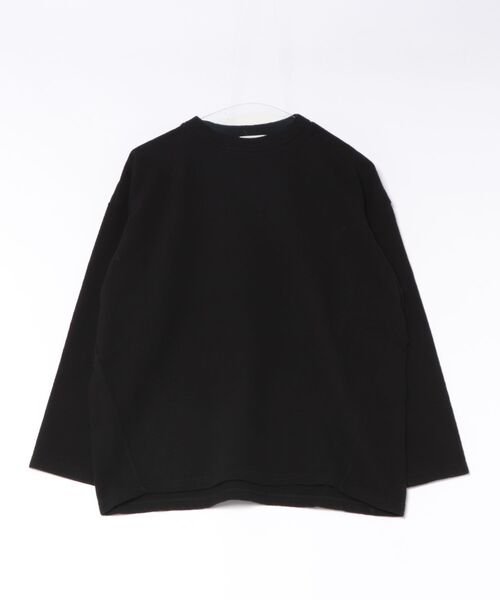 Plantation(プランテーション)の「ブロックインレイ / S(Tシャツ/カットソー・レディース・ブラック/オフホワイト/ブルー・M size)」の2枚目の写真