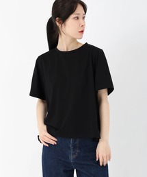 STRAWBERRY-FIELDS | ファンクショナル天竺_シフォンプリーツドッキングカットソー(Tシャツ/カットソー)